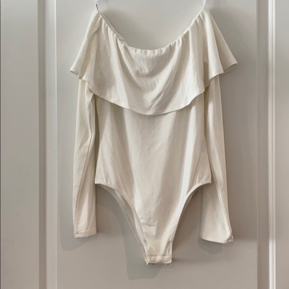 Bardot off the shoulder body suit